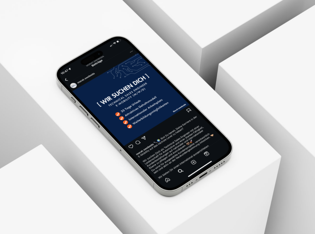 Social Media für Morat Swoboda Motion